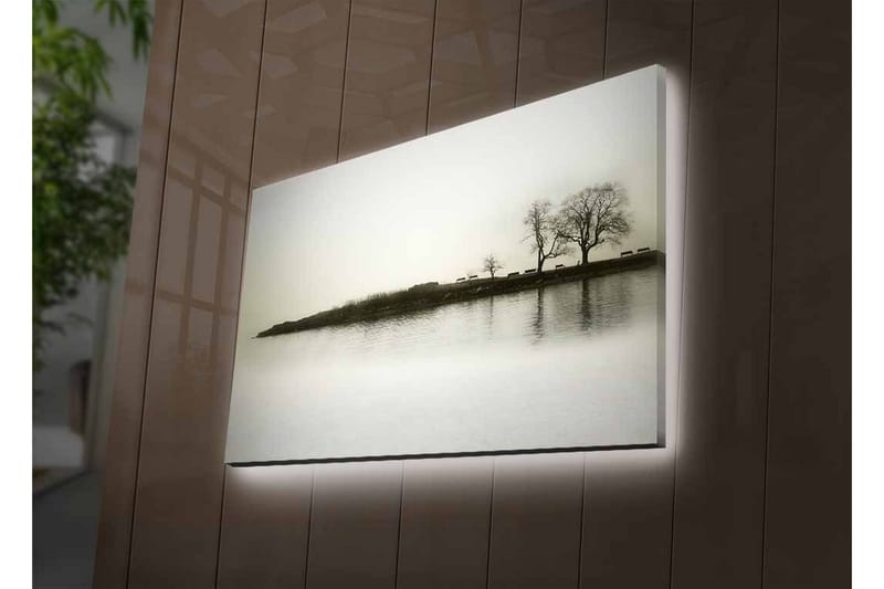 Veggdekorasjon LED-belysning Canvas Bilde - Innredning - Bilder & kunst - Lerretsbilder