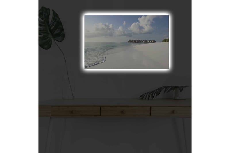 Veggdekorasjon LED-belysning Canvas Bilde - Innredning - Bilder & kunst - Lerretsbilder