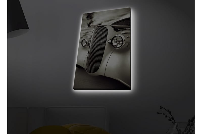 Veggdekorasjon LED-belysning Canvas Bilde - Innredning - Bilder & kunst - Lerretsbilder