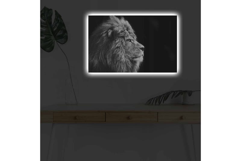 Veggdekorasjon LED-belysning Canvas Bilde - Innredning - Bilder & kunst - Lerretsbilder