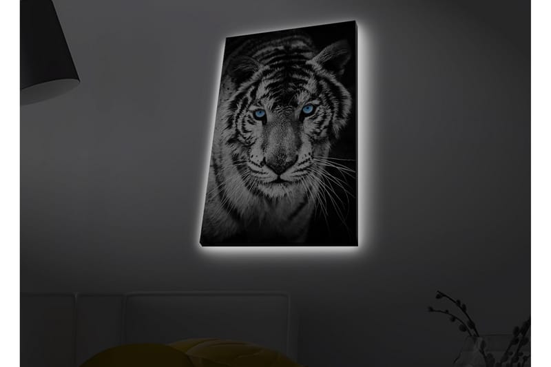 Veggdekorasjon LED-belysning Canvas Bilde - Innredning - Bilder & kunst - Lerretsbilder