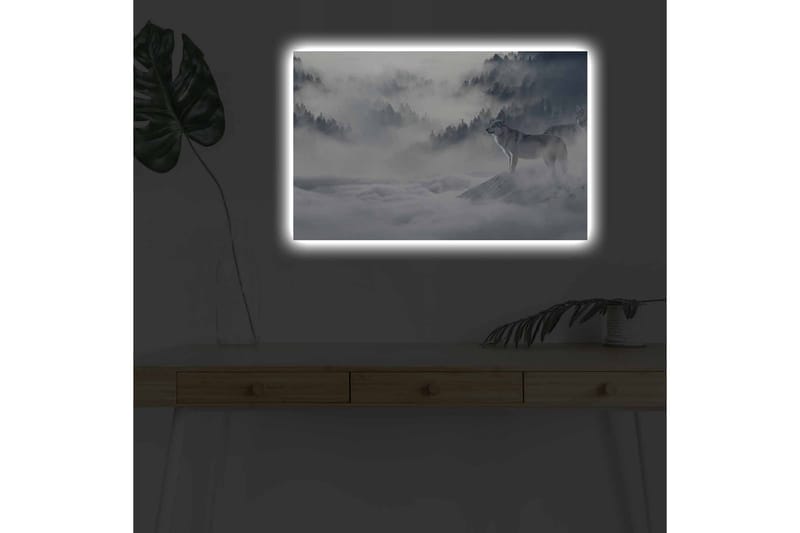 Veggdekorasjon LED-belysning Canvas Bilde - Innredning - Bilder & kunst - Lerretsbilder