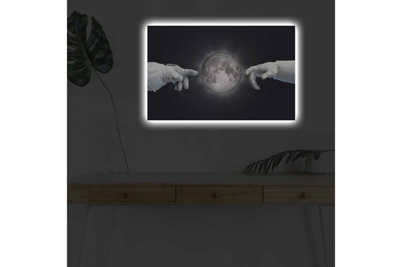 Veggdekorasjon LED-belysning Canvas Bilde - Innredning - Bilder & kunst - Lerretsbilder