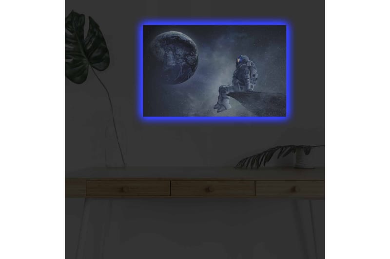 Veggdekorasjon LED-belysning Canvas Bilde - Innredning - Bilder & kunst - Lerretsbilder