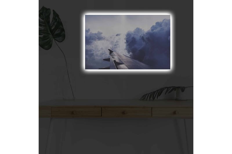 Veggdekorasjon LED-belysning Canvas Bilde - Innredning - Bilder & kunst - Lerretsbilder