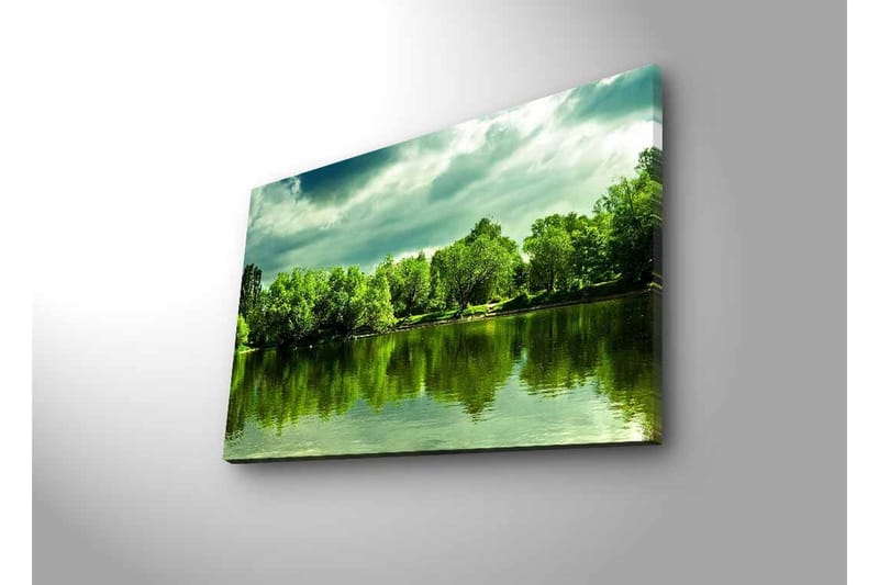 Veggdekorasjon LED-belysning Canvas Bilde - Innredning - Bilder & kunst - Lerretsbilder