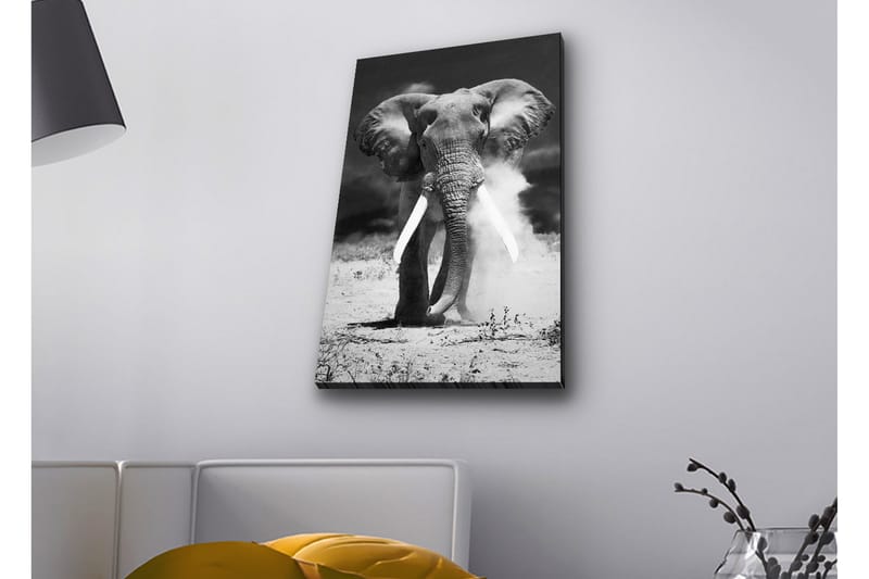 Veggdekorasjon LED-belysning Canvas Bilde - Innredning - Bilder & kunst - Lerretsbilder