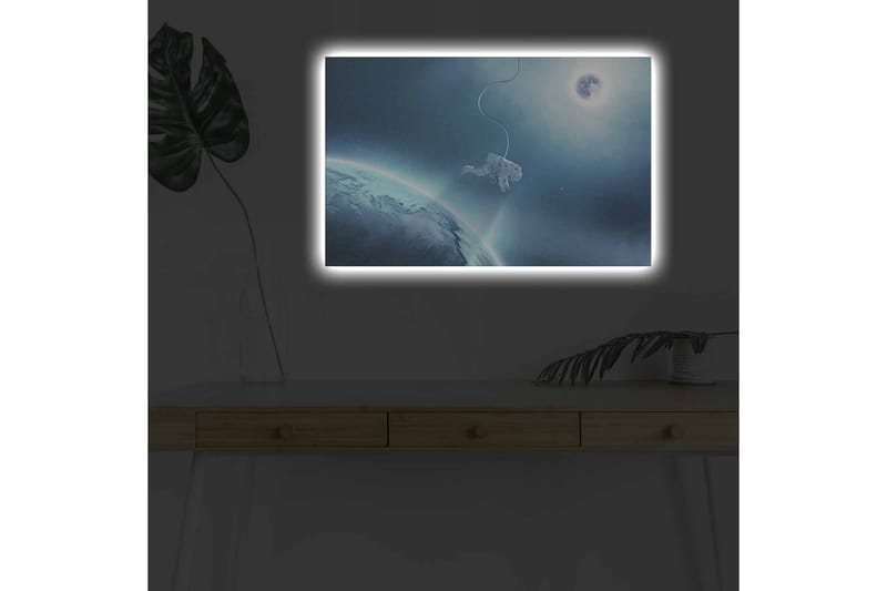 Veggdekorasjon LED-belysning Canvas Bilde - Innredning - Bilder & kunst - Lerretsbilder