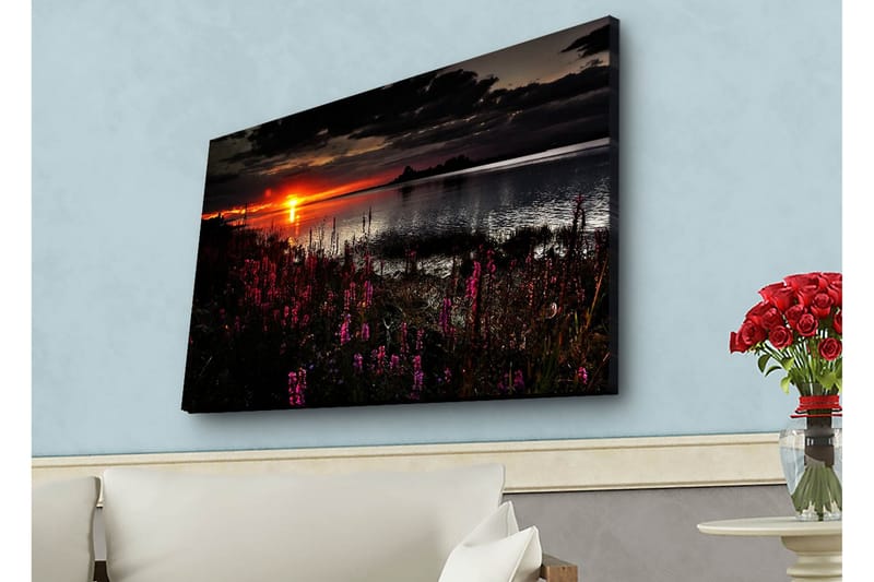 Veggdekorasjon LED-belysning Canvas Bilde - Innredning - Bilder & kunst - Lerretsbilder