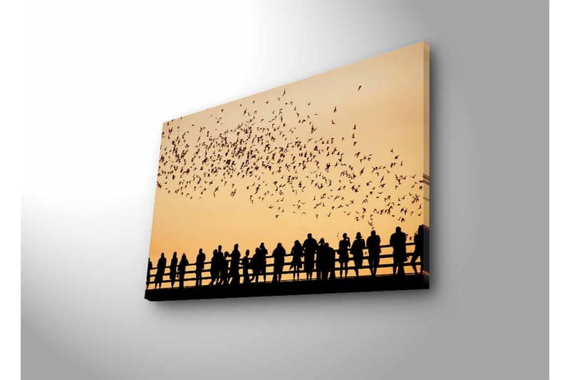 Veggdekorasjon LED-belysning Canvas Bilde - Innredning - Bilder & kunst - Lerretsbilder