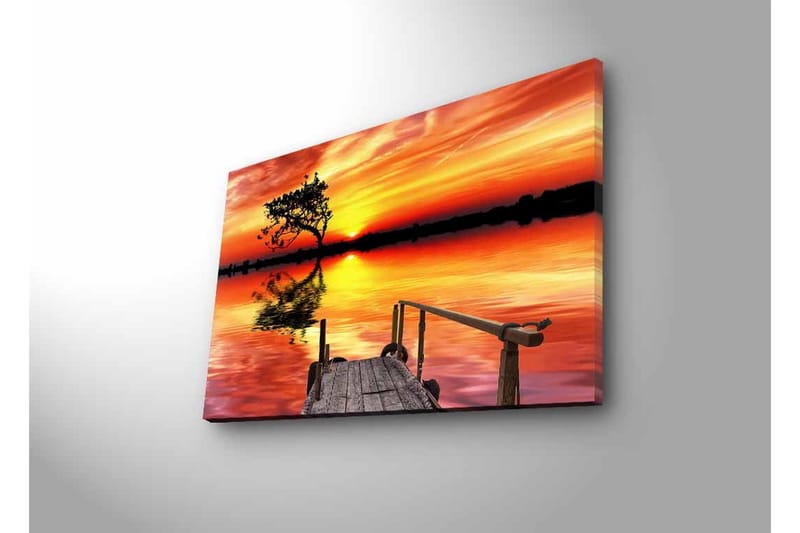 Veggdekorasjon LED-belysning Canvas Bilde - Innredning - Bilder & kunst - Lerretsbilder