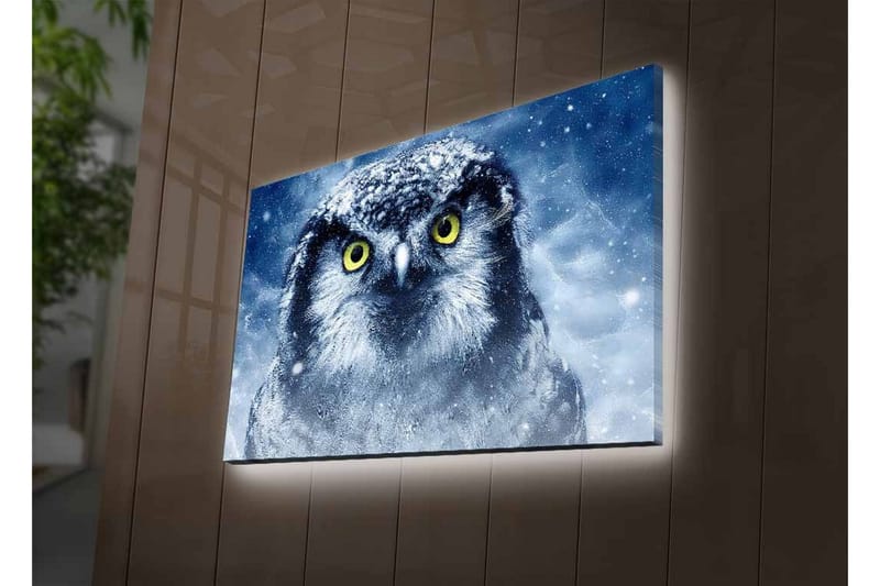 Veggdekorasjon LED-belysning Canvas Bilde - Innredning - Bilder & kunst - Lerretsbilder