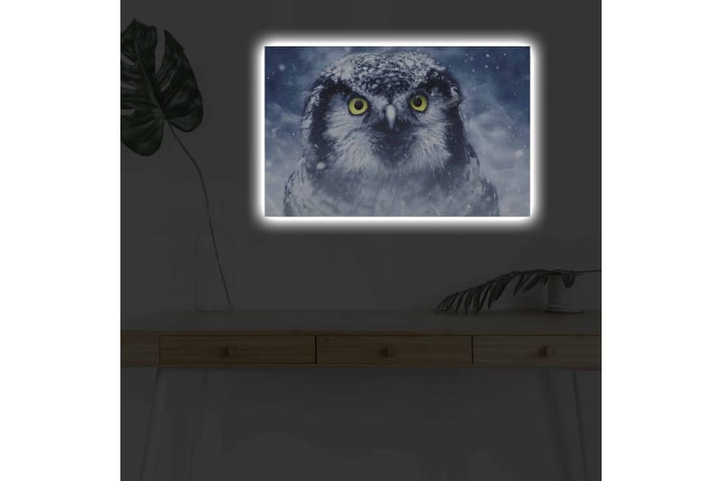 Veggdekorasjon LED-belysning Canvas Bilde - Innredning - Bilder & kunst - Lerretsbilder