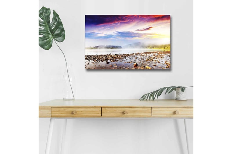 Veggdekorasjon LED-belysning Canvas Bilde - Innredning - Bilder & kunst - Lerretsbilder