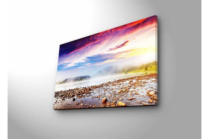 Veggdekorasjon LED-belysning Canvas Bilde - Innredning - Bilder & kunst - Lerretsbilder