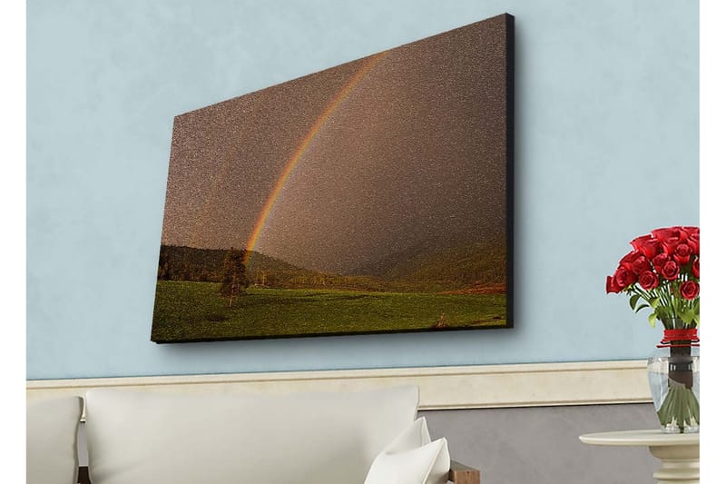 Veggdekorasjon LED-belysning Canvas Bilde - Innredning - Bilder & kunst - Lerretsbilder