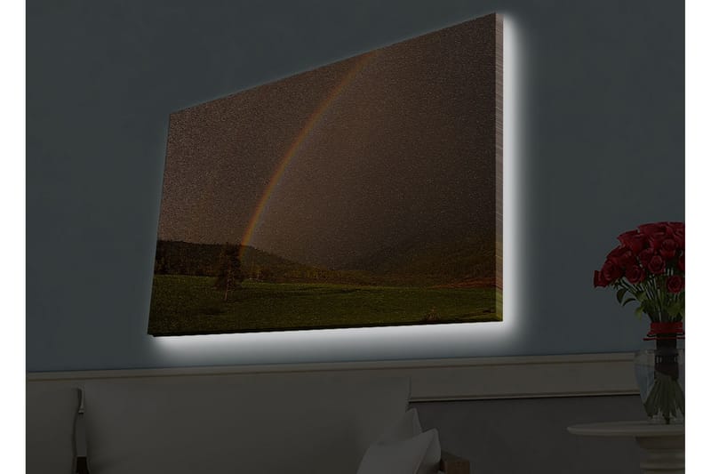 Veggdekorasjon LED-belysning Canvas Bilde - Innredning - Bilder & kunst - Lerretsbilder