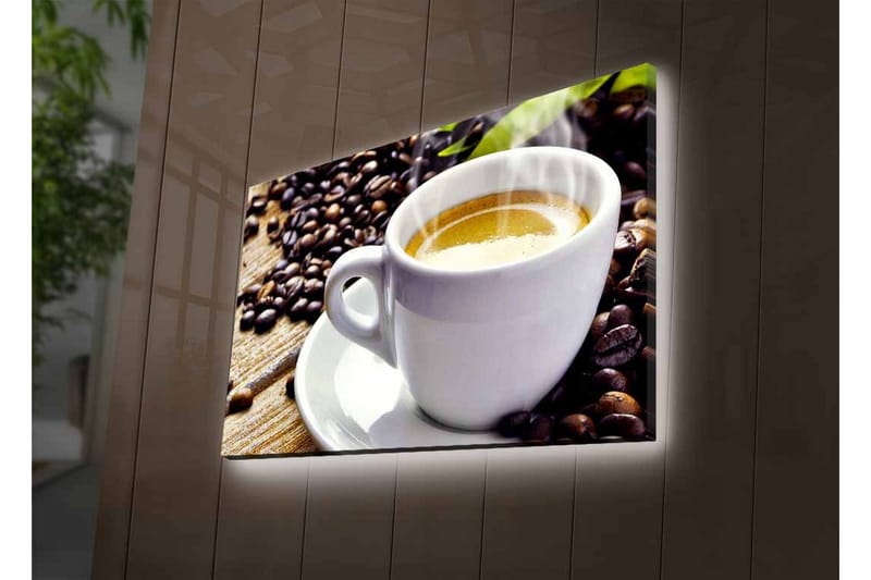 Veggdekorasjon LED-belysning Canvas Bilde - Innredning - Bilder & kunst - Lerretsbilder