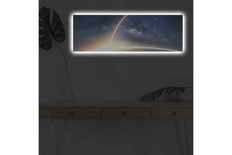 Veggdekorasjon LED-belysning Canvas Bilde - Innredning - Bilder & kunst - Lerretsbilder