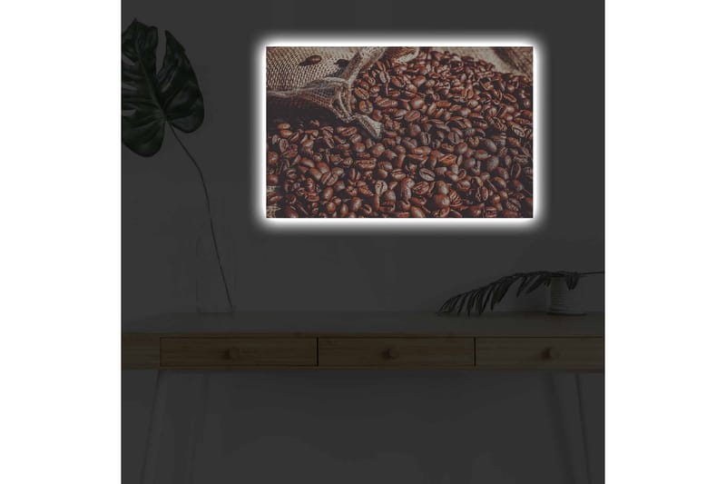 Veggdekorasjon LED-belysning Canvas Bilde - Innredning - Bilder & kunst - Lerretsbilder