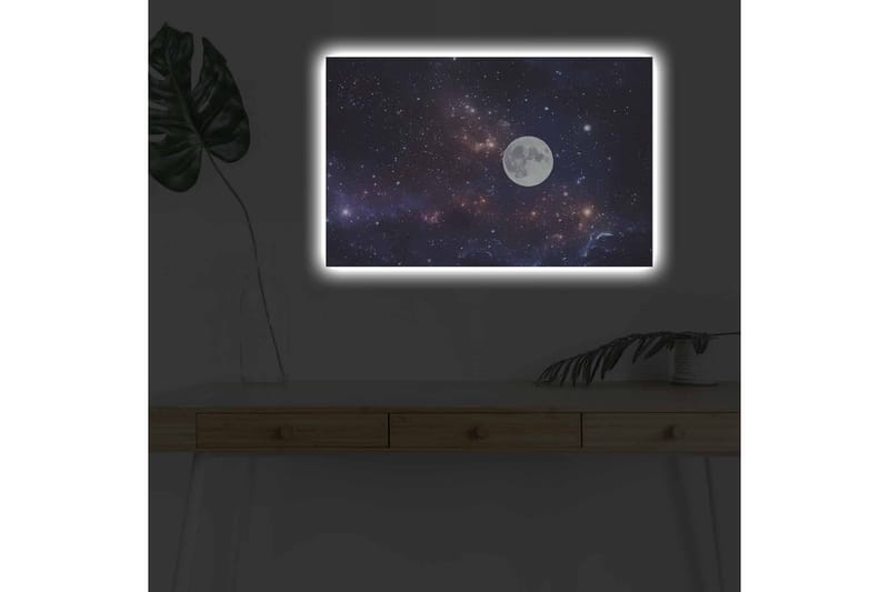 Veggdekorasjon LED-belysning Canvas Bilde - Innredning - Bilder & kunst - Lerretsbilder