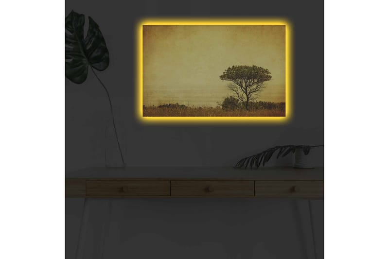 Veggdekorasjon LED-belysning Canvas Bilde - Innredning - Bilder & kunst - Lerretsbilder