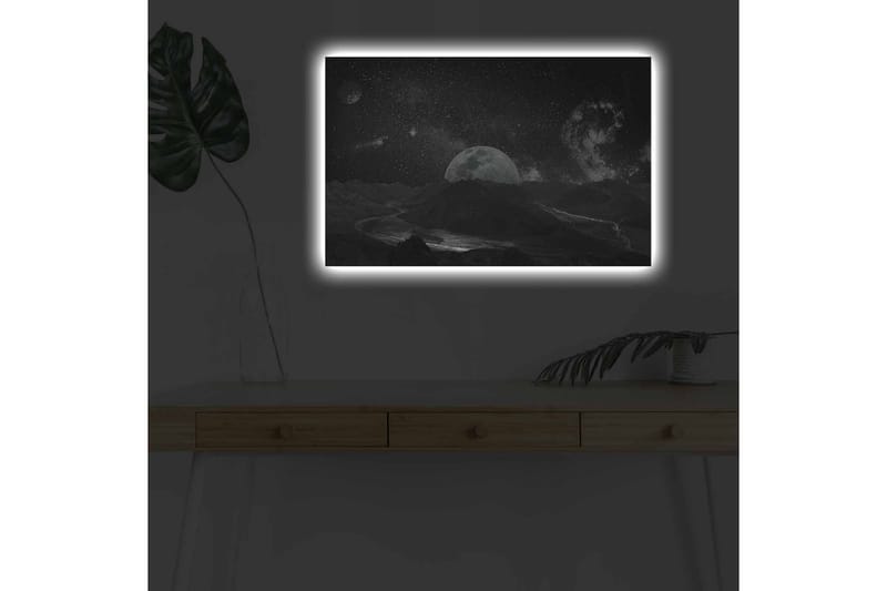 Veggdekorasjon LED-belysning Canvas Bilde - Innredning - Bilder & kunst - Lerretsbilder