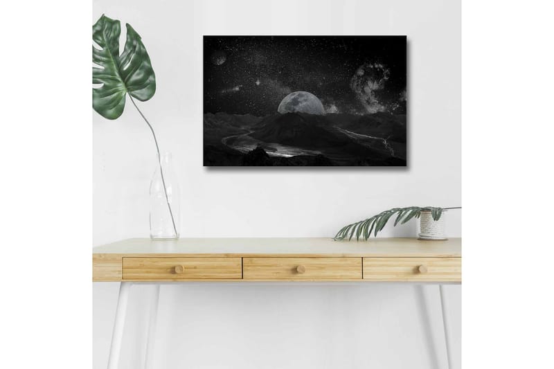 Veggdekorasjon LED-belysning Canvas Bilde - Innredning - Bilder & kunst - Lerretsbilder