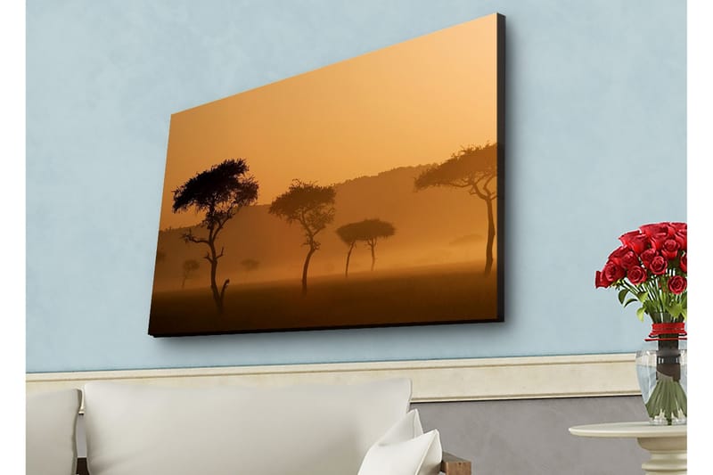 Veggdekorasjon LED-belysning Canvas Bilde - Innredning - Bilder & kunst - Lerretsbilder