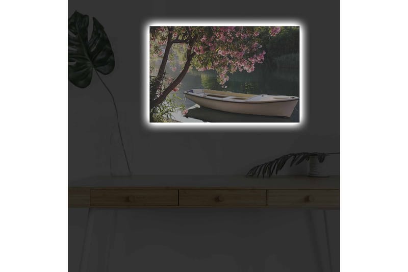 Veggdekorasjon LED-belysning Canvas Bilde - Innredning - Bilder & kunst - Lerretsbilder