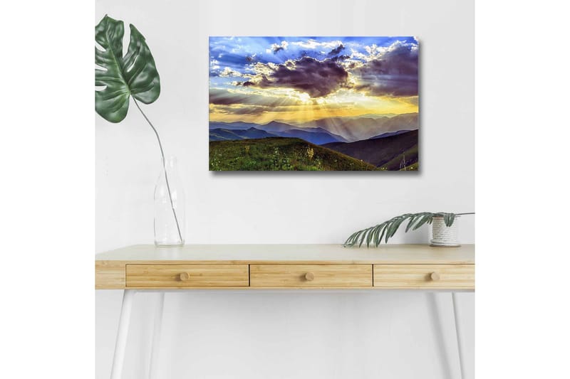 Veggdekorasjon LED-belysning Canvas Bilde - Innredning - Bilder & kunst - Lerretsbilder