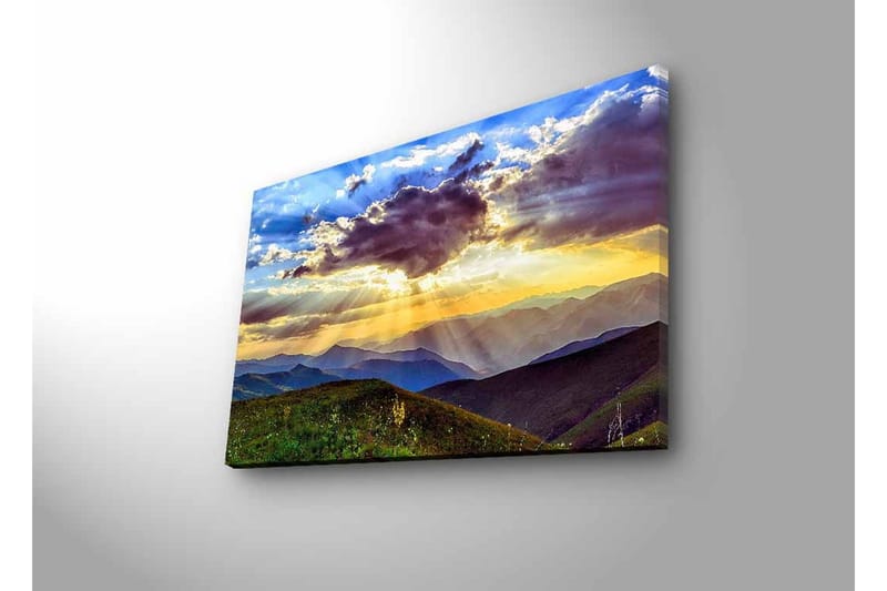 Veggdekorasjon LED-belysning Canvas Bilde - Innredning - Bilder & kunst - Lerretsbilder