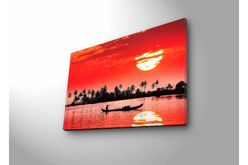 Veggdekorasjon LED-belysning Canvas Bilde - Innredning - Bilder & kunst - Lerretsbilder