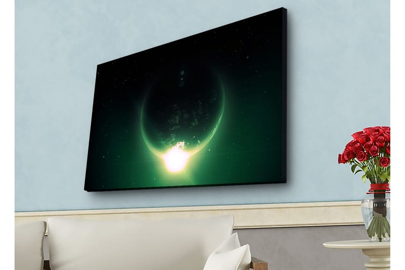 Veggdekorasjon LED-belysning Canvas Bilde - Innredning - Bilder & kunst - Lerretsbilder