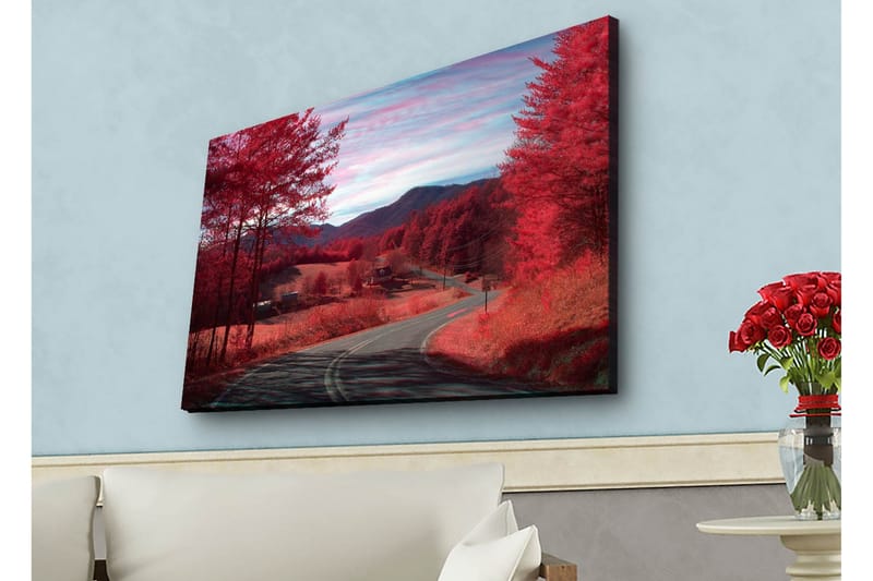 Veggdekorasjon LED-belysning Canvas Bilde - Innredning - Bilder & kunst - Lerretsbilder