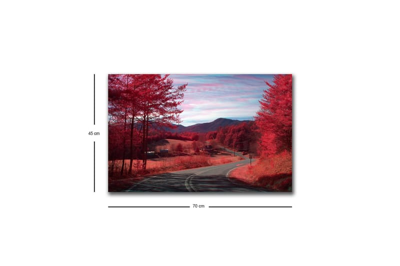 Veggdekorasjon LED-belysning Canvas Bilde - Innredning - Bilder & kunst - Lerretsbilder