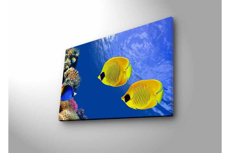 Veggdekorasjon LED-belysning Canvas Bilde - Innredning - Bilder & kunst - Lerretsbilder