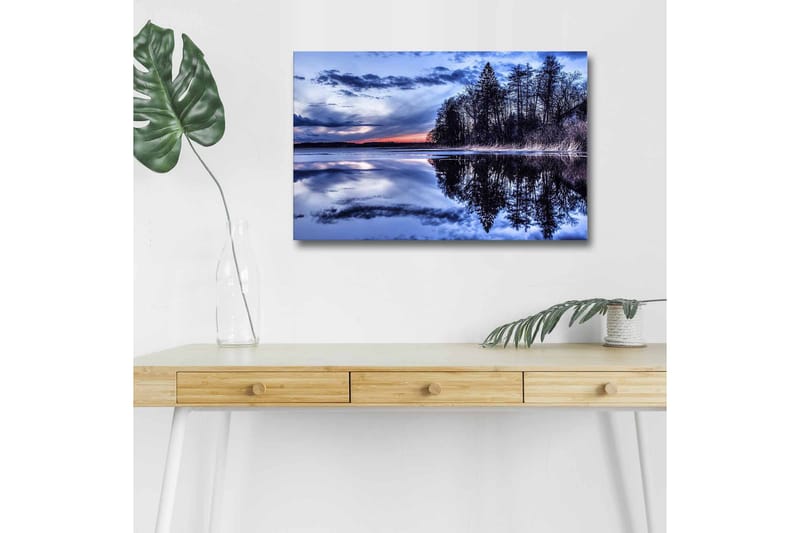 Veggdekorasjon LED-belysning Canvas Bilde - Innredning - Bilder & kunst - Lerretsbilder