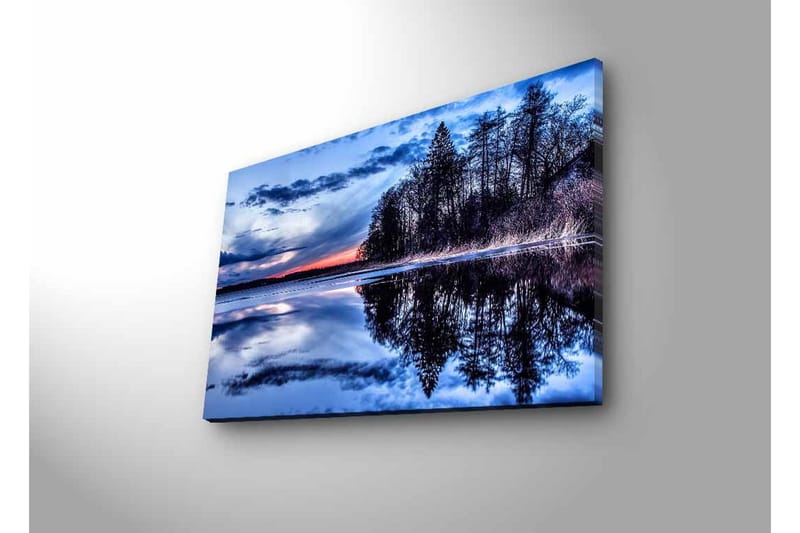 Veggdekorasjon LED-belysning Canvas Bilde - Innredning - Bilder & kunst - Lerretsbilder