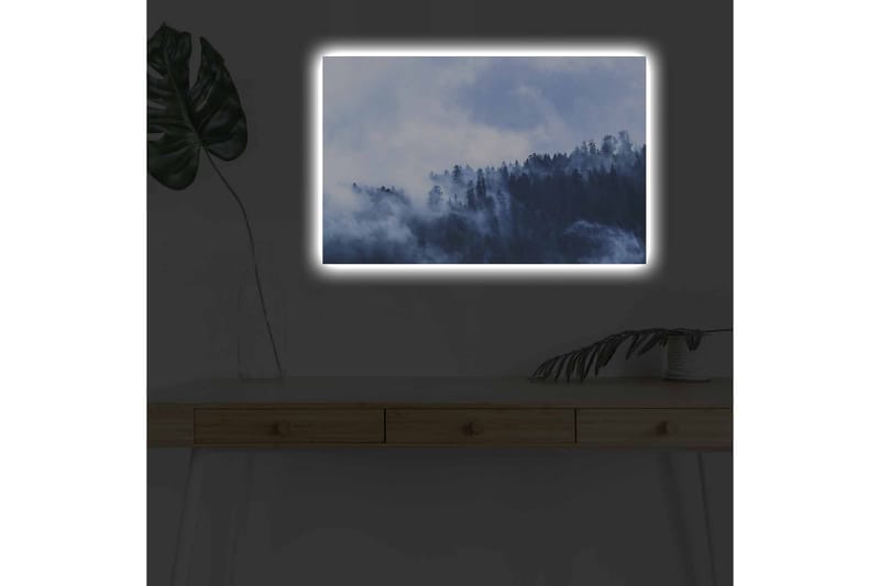 Veggdekorasjon LED-belysning Canvas Bilde - Innredning - Bilder & kunst - Lerretsbilder