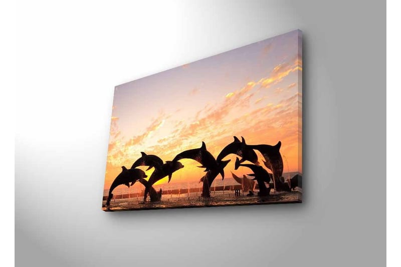 Veggdekorasjon LED-belysning Canvas Bilde - Innredning - Bilder & kunst - Lerretsbilder