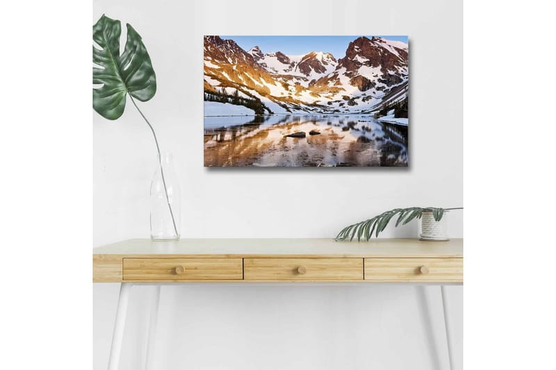 Veggdekorasjon LED-belysning Canvas Bilde - Innredning - Bilder & kunst - Lerretsbilder