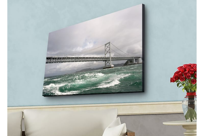 Veggdekorasjon LED-belysning Canvas Bilde - Innredning - Bilder & kunst - Lerretsbilder