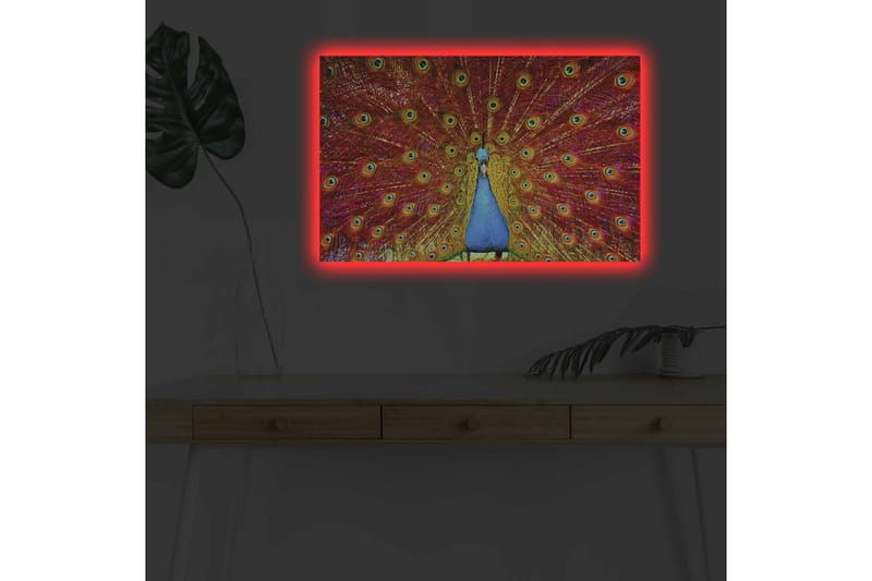 Veggdekorasjon LED-belysning Canvas Bilde - Innredning - Bilder & kunst - Lerretsbilder