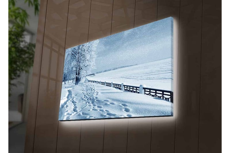 Veggdekorasjon LED-belysning Canvas Bilde - Innredning - Bilder & kunst - Lerretsbilder