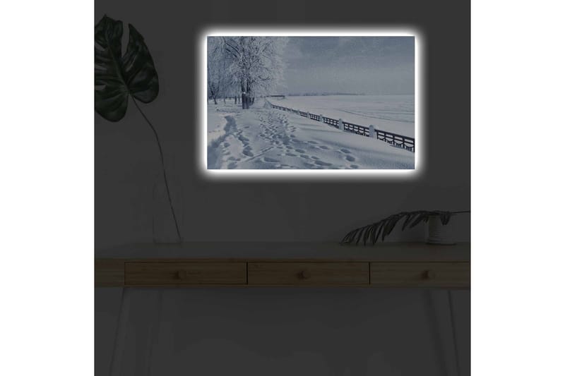 Veggdekorasjon LED-belysning Canvas Bilde - Innredning - Bilder & kunst - Lerretsbilder