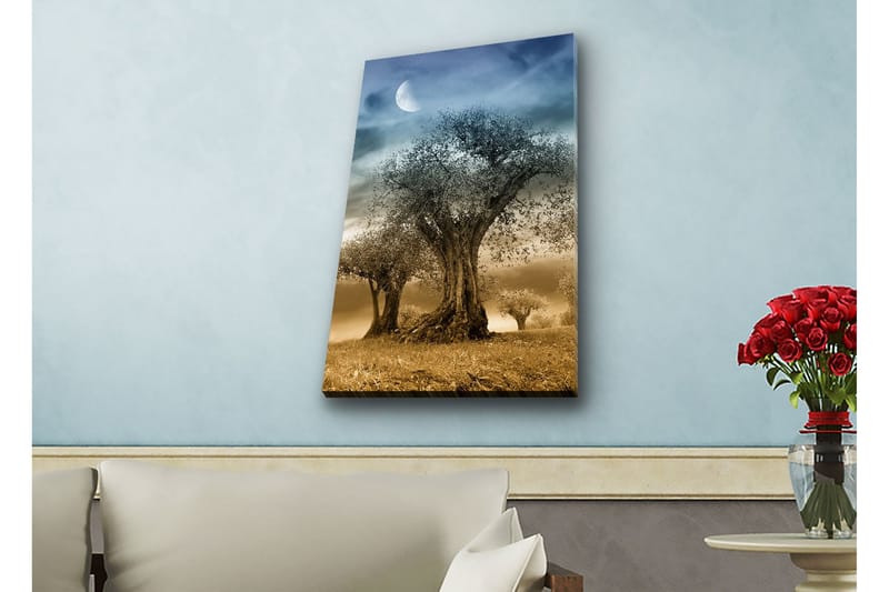 Veggdekorasjon LED-belysning Canvas Bilde - Innredning - Bilder & kunst - Lerretsbilder