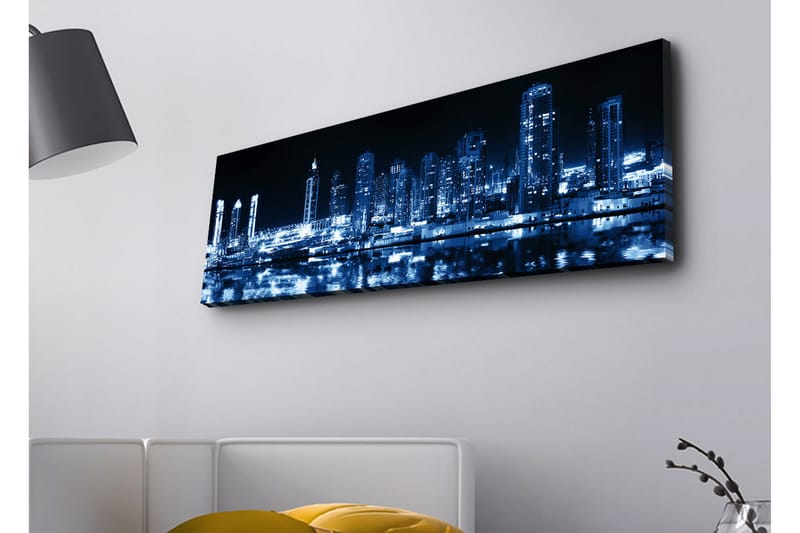 Veggdekorasjon LED-belysning Canvas Bilde - Innredning - Bilder & kunst - Lerretsbilder