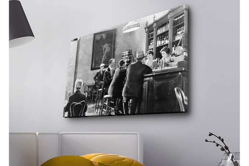 Veggdekorasjon LED-belysning Canvas Bilde - Innredning - Bilder & kunst - Lerretsbilder