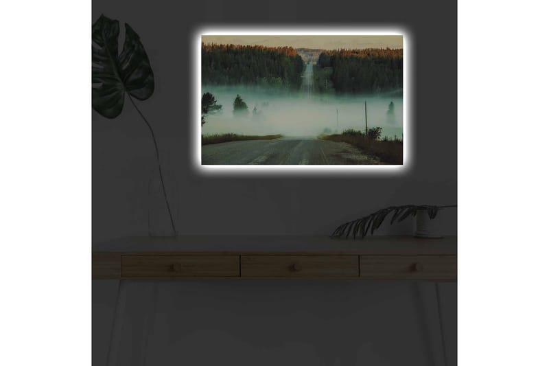 Veggdekorasjon LED-belysning Canvas Bilde - Innredning - Bilder & kunst - Lerretsbilder